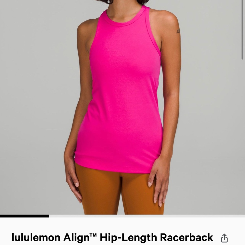 ISO Lululemon Align Hip-Length Racerback Tank Top
